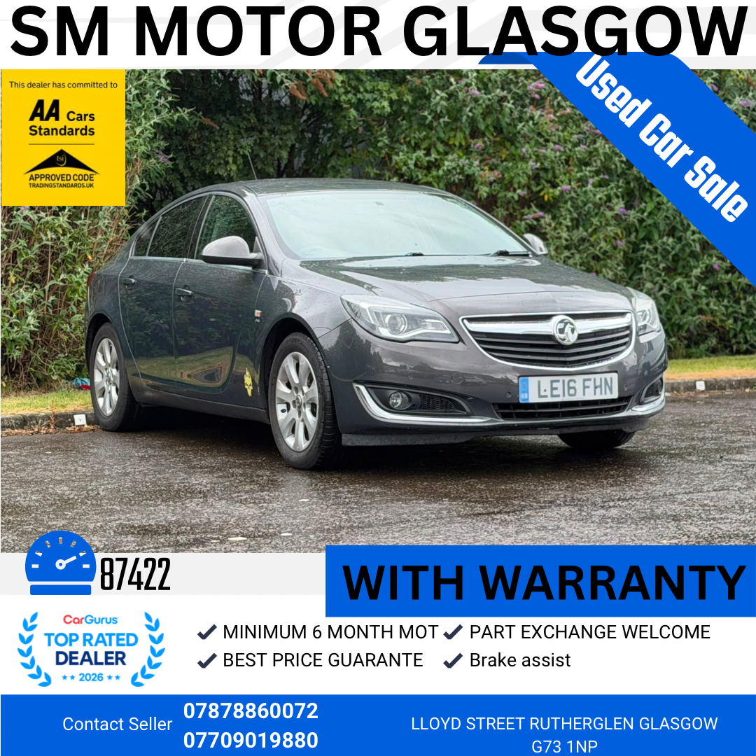 2016 VAUXHALL INSIGNIA for sale