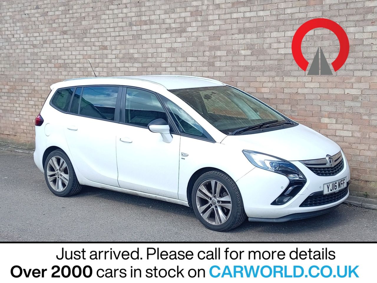 2016 VAUXHALL ZAFIRA TOURER for sale