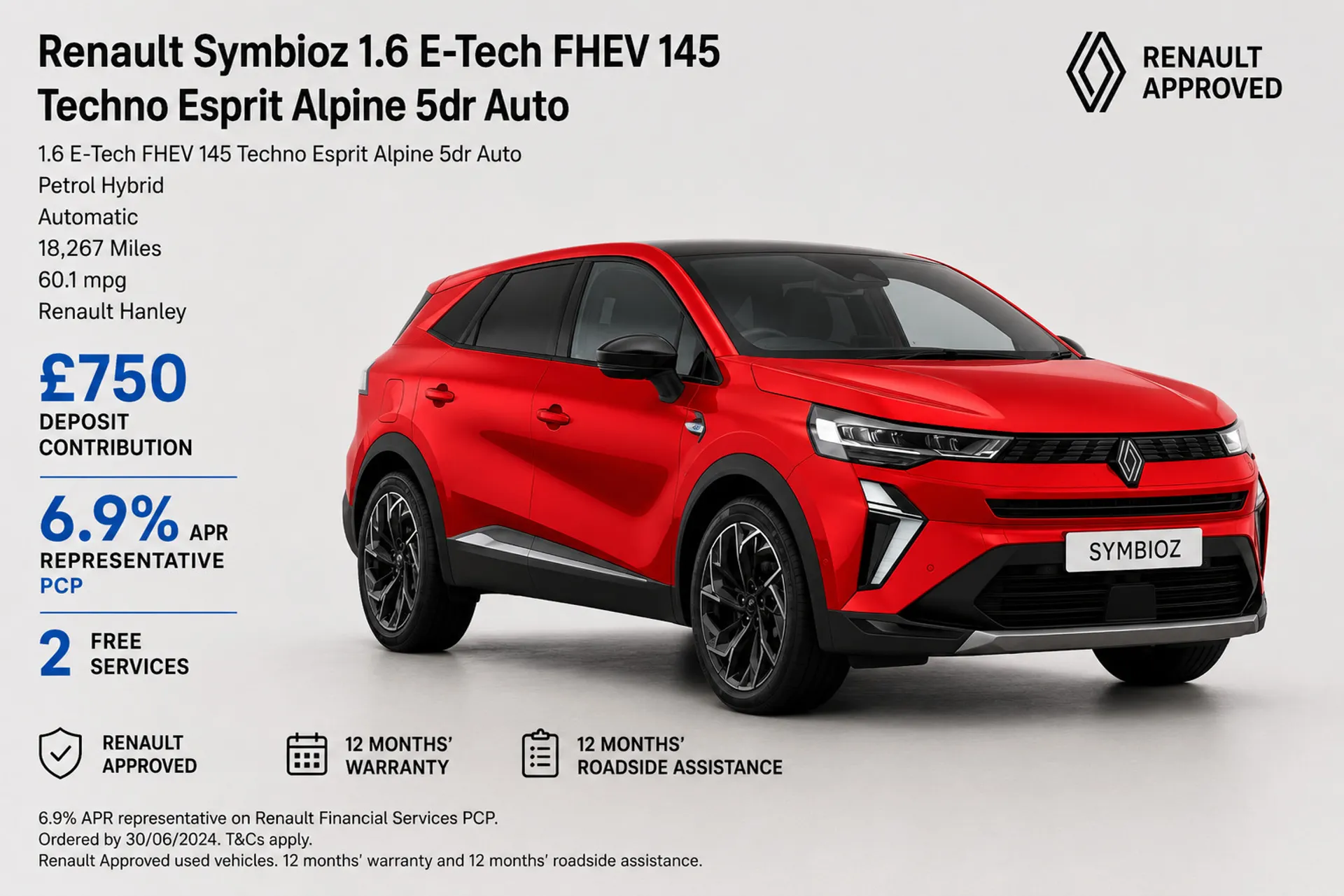 2025 RENAULT SYMBIOZ for sale