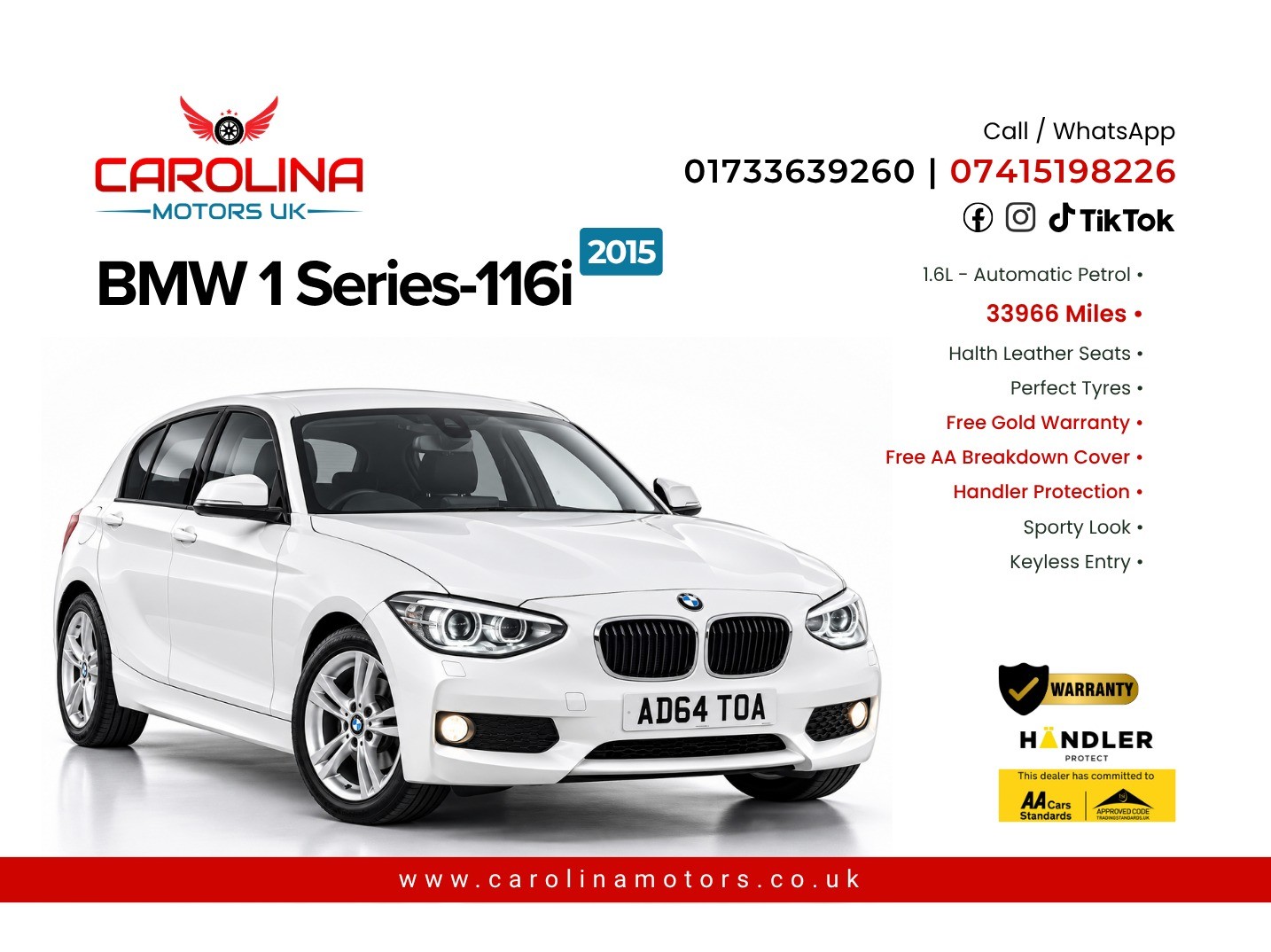 2015 BMW 1 SERIES for sale