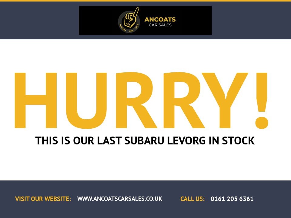 2016 SUBARU LEVORG for sale