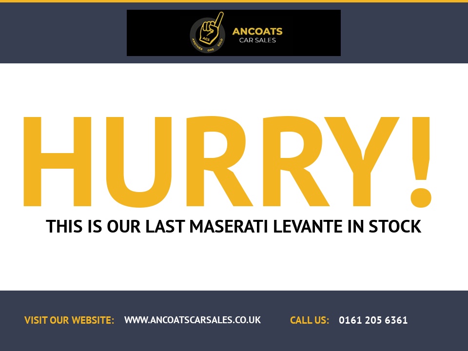 2018 MASERATI LEVANTE for sale