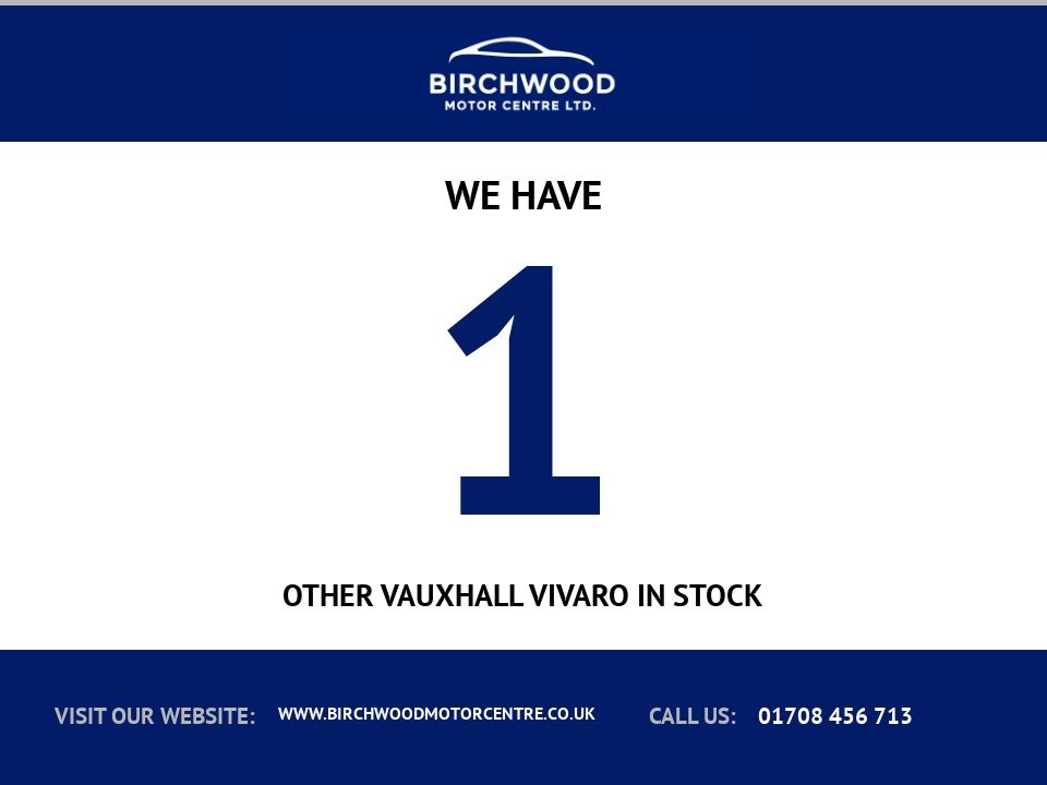 2021 VAUXHALL VIVARO for sale