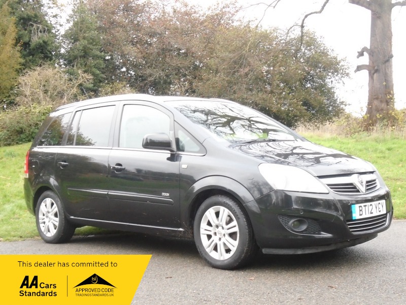 2012 VAUXHALL ZAFIRA for sale