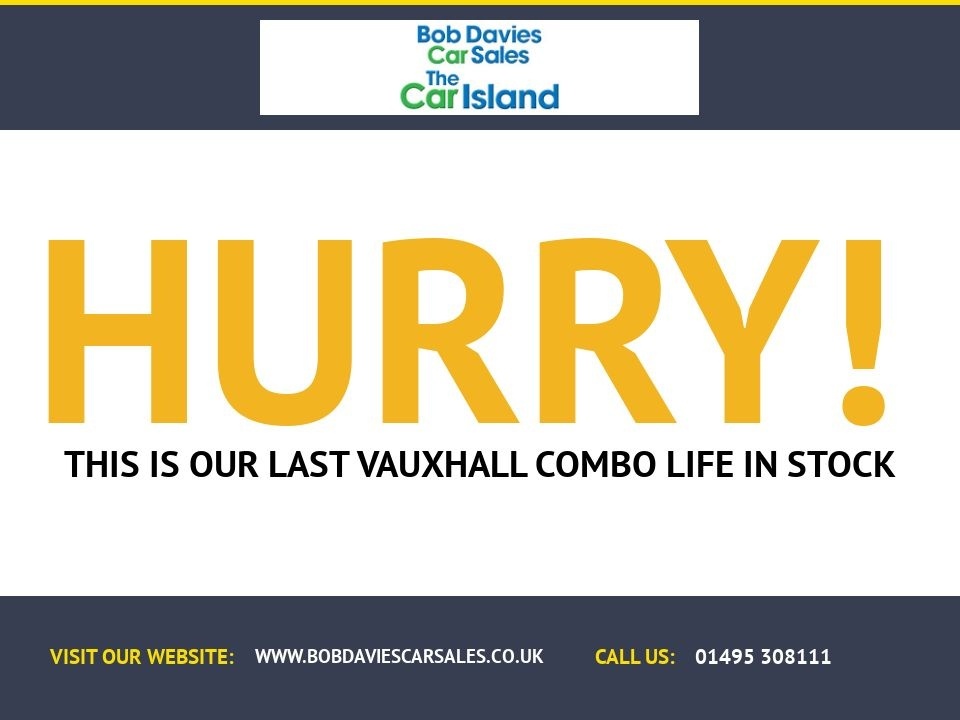 2018 VAUXHALL COMBO LIFE for sale