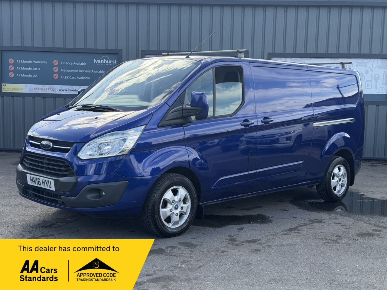 2016 FORD TRANSIT CUSTOM for sale