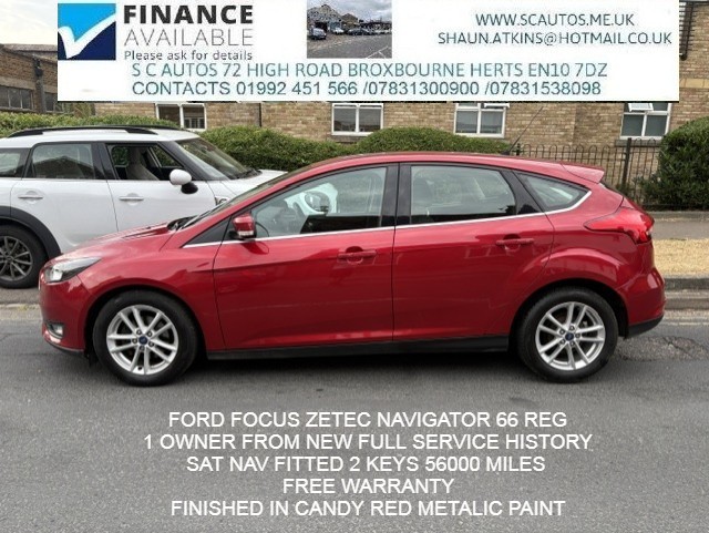 2016 FORD FOCUS for sale