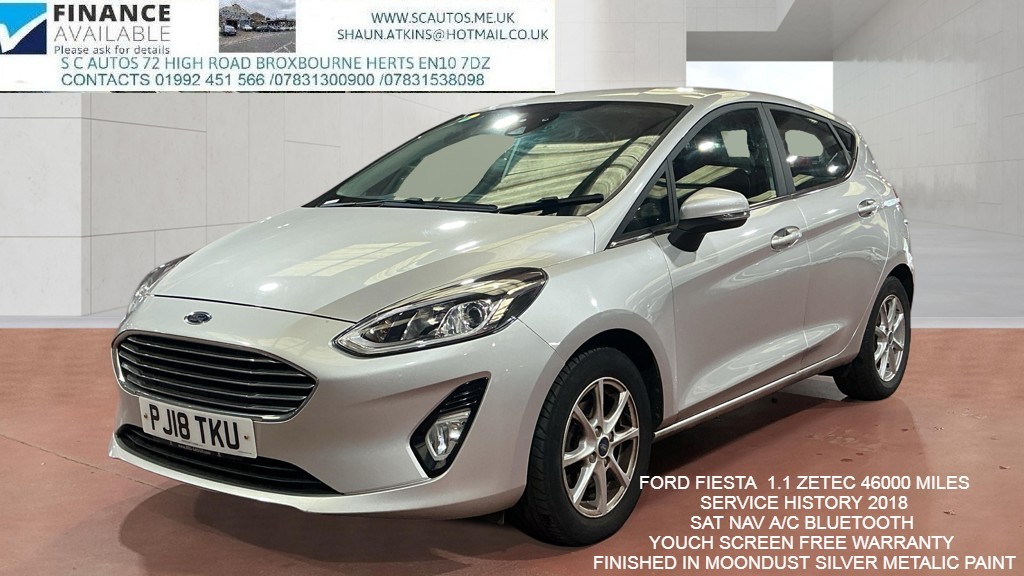 2018 FORD FIESTA for sale