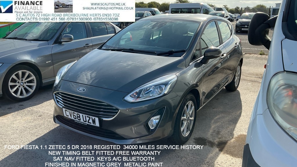 2018 FORD FIESTA for sale
