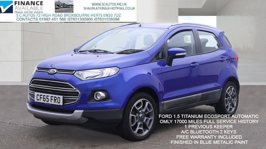 2016 FORD ECOSPORT for sale