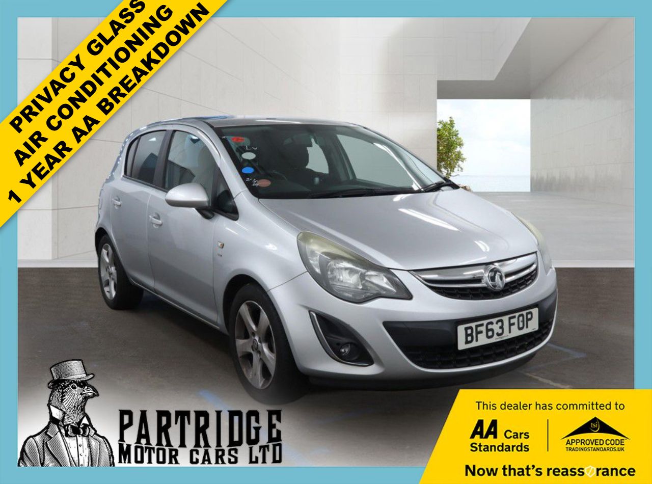 2013 VAUXHALL CORSA for sale