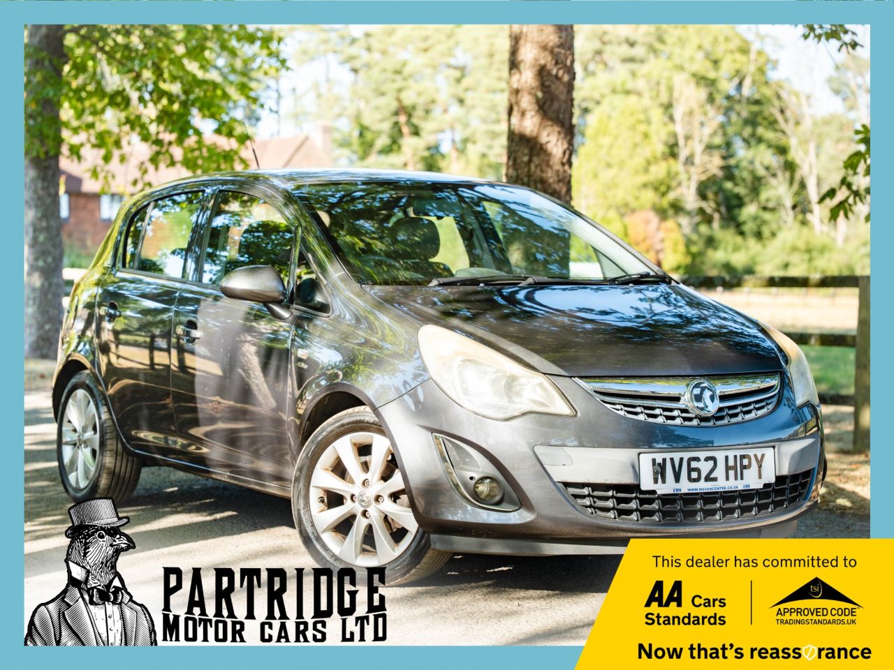 2012 VAUXHALL CORSA for sale