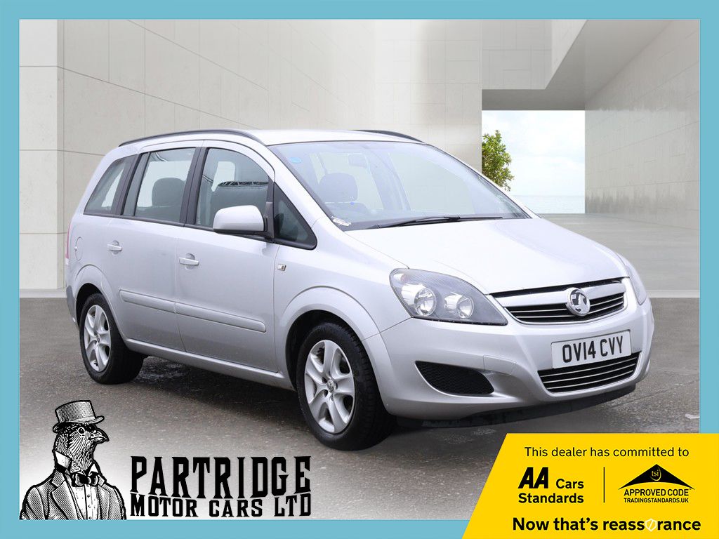 2014 VAUXHALL ZAFIRA for sale