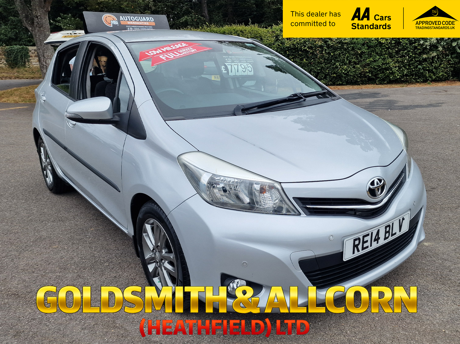 2014 TOYOTA YARIS for sale