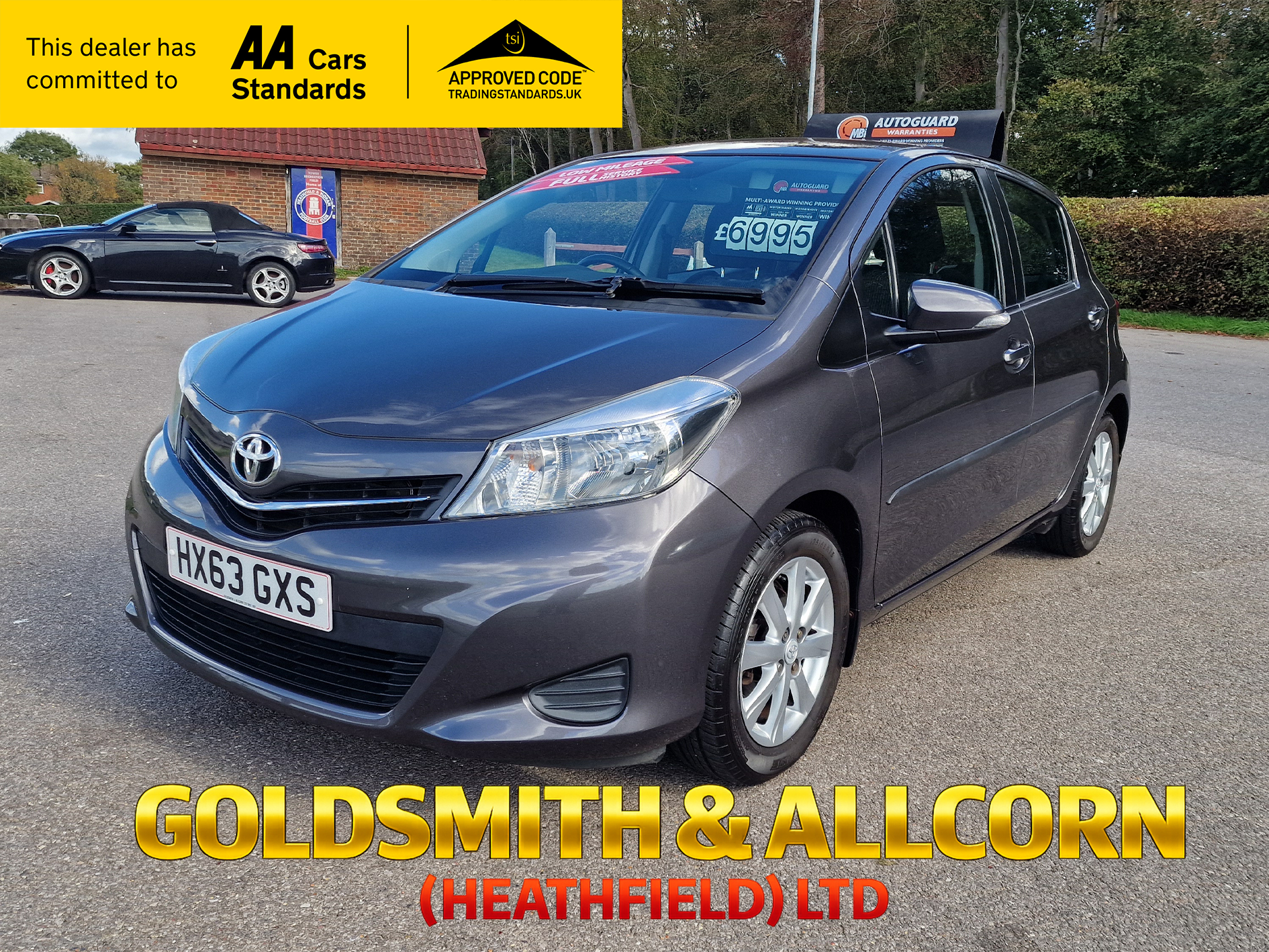 2013 TOYOTA YARIS for sale