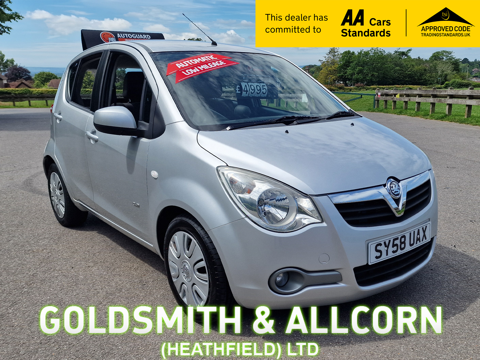 2008 VAUXHALL AGILA for sale