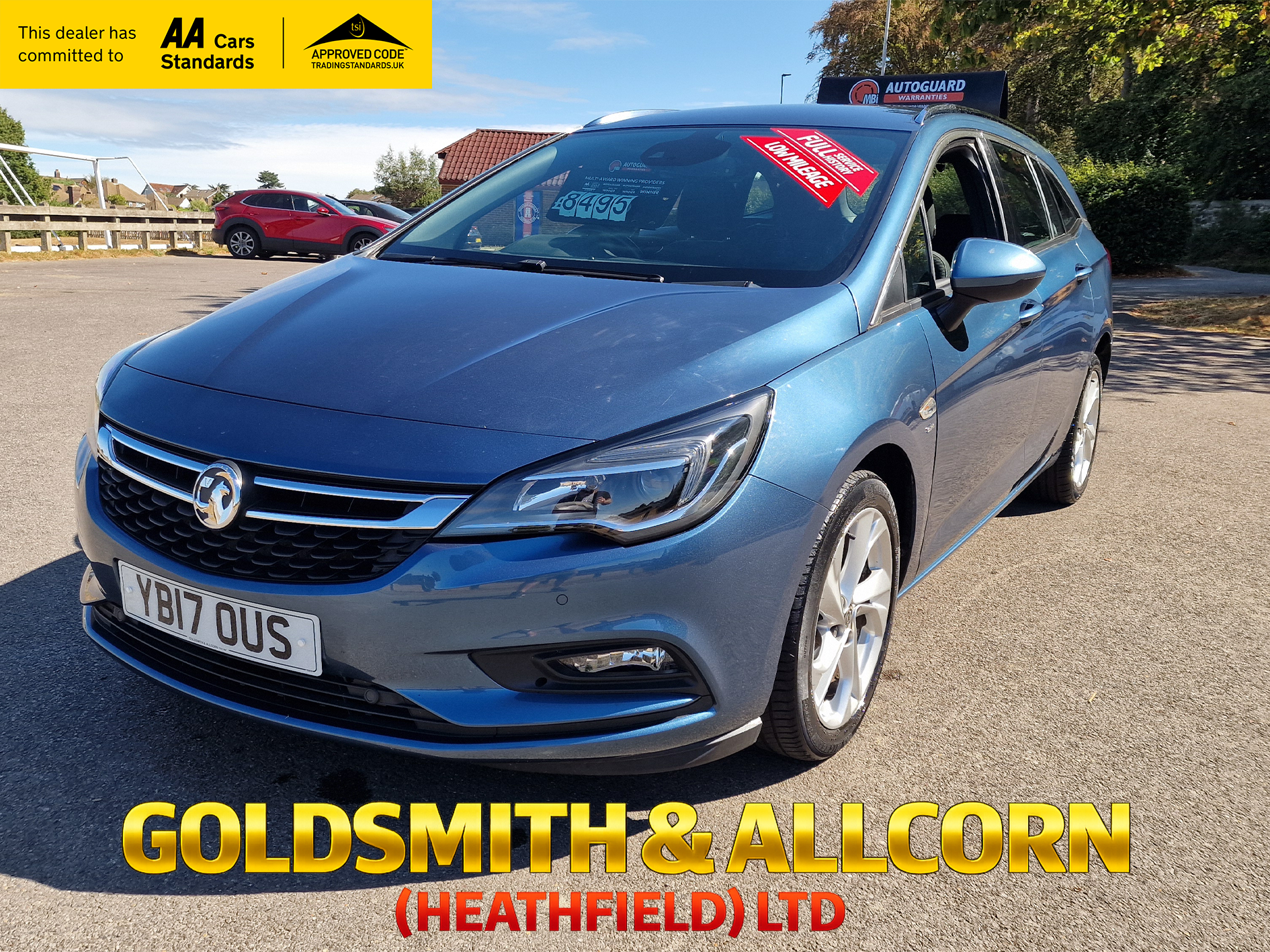 2017 VAUXHALL ASTRA for sale