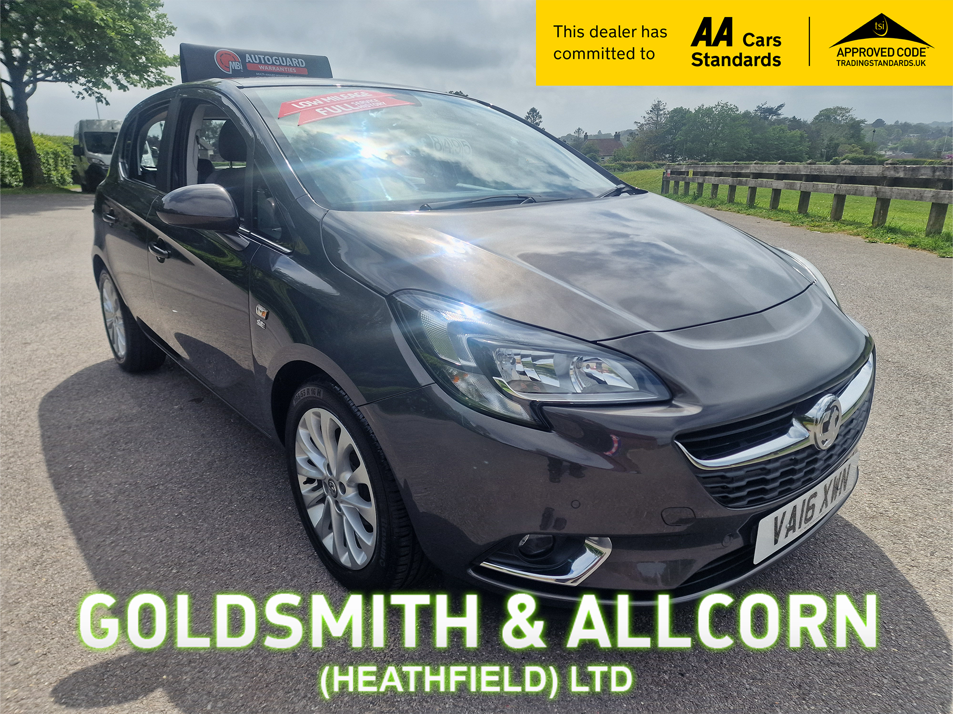 2016 VAUXHALL CORSA for sale