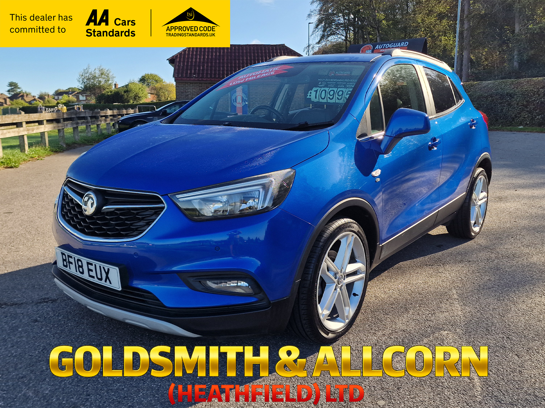 2018 VAUXHALL MOKKA X for sale