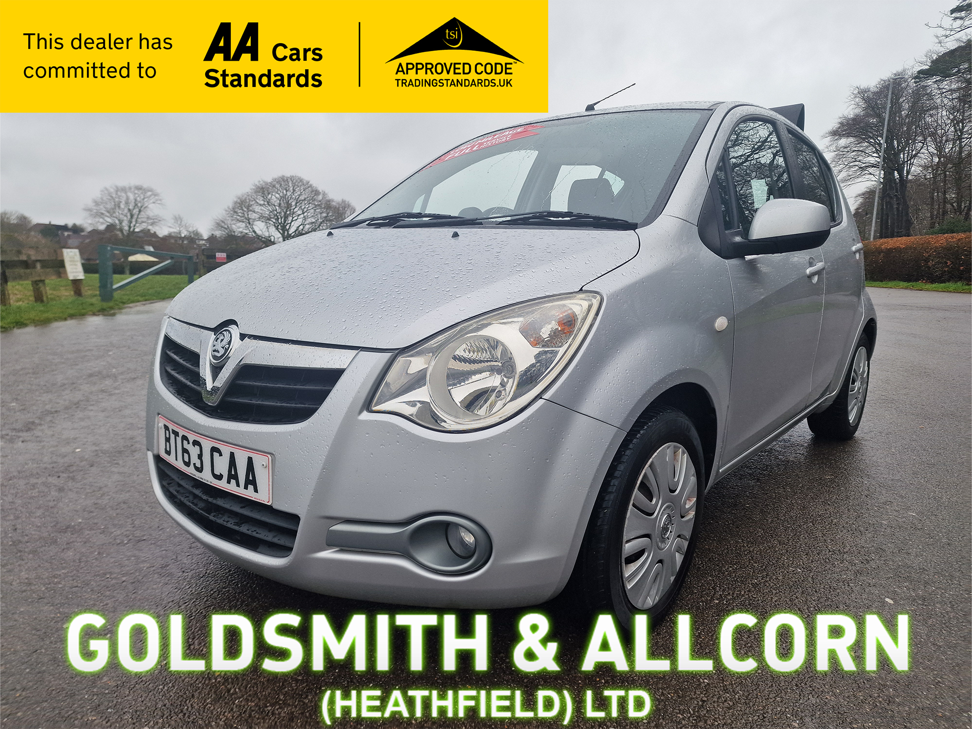 2013 VAUXHALL AGILA for sale