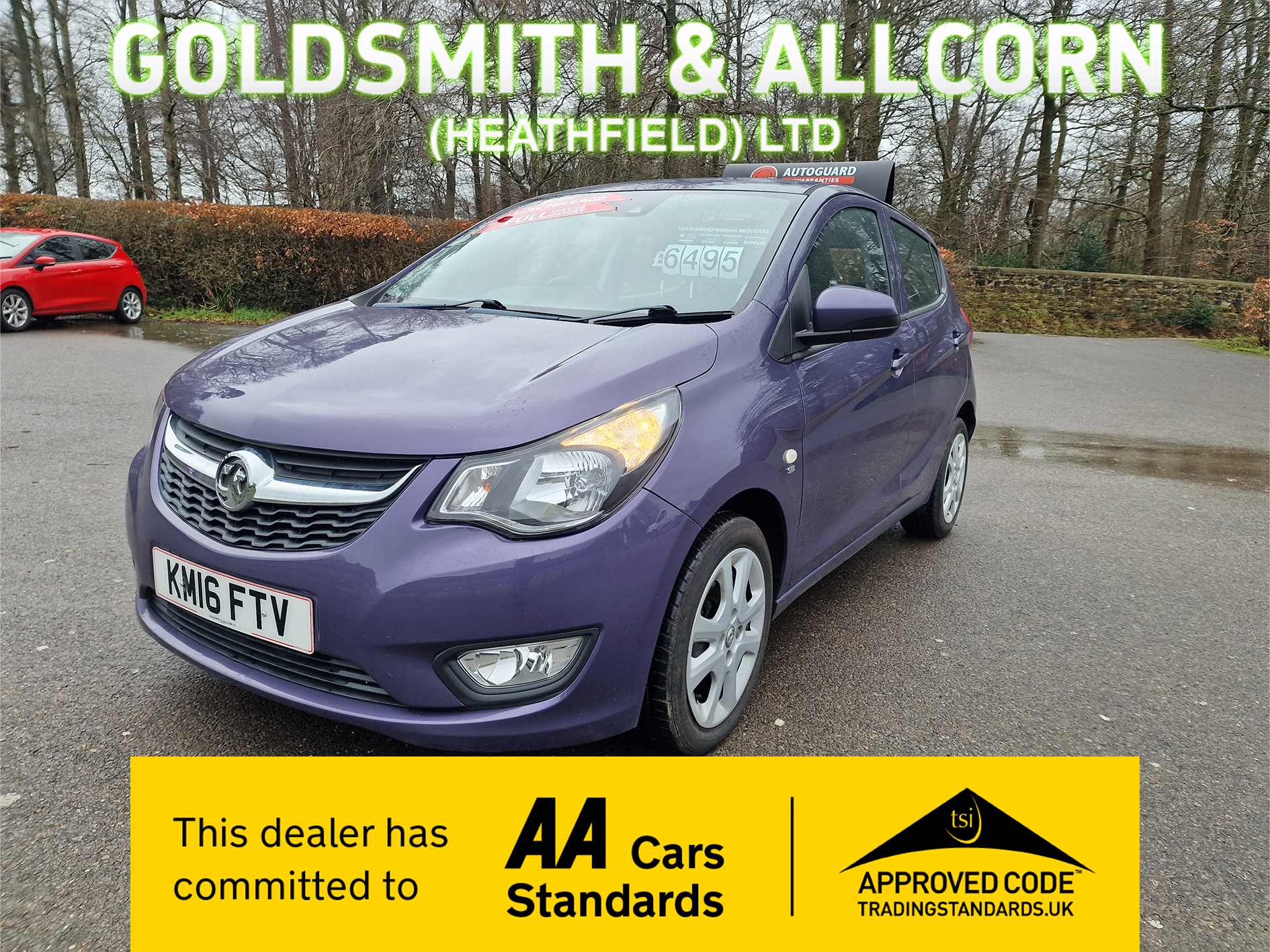 2016 VAUXHALL VIVA for sale