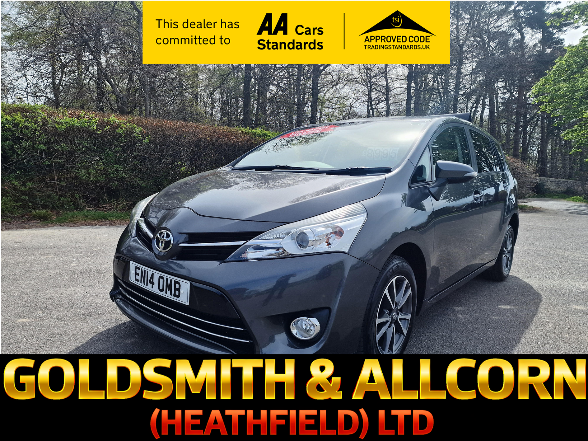 2014 TOYOTA VERSO for sale