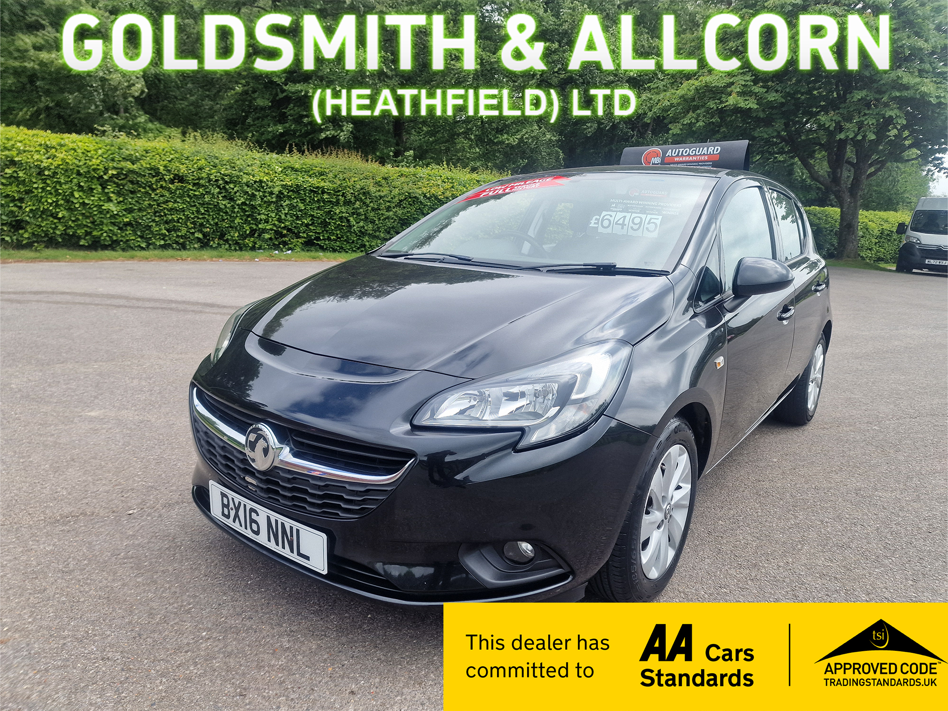 2016 VAUXHALL CORSA for sale