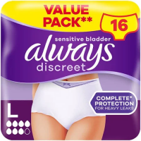 ALWAYS DISCREET HEAVY PANTS L