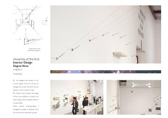 Final Degree Show Installation