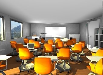 Lecture Room Design - Steelcase meets LAS 70's Range