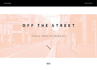 OFF THE:STREET Homeless Charity Visual Identity