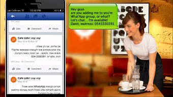 What’sApp campaign for Cafe-Cafe