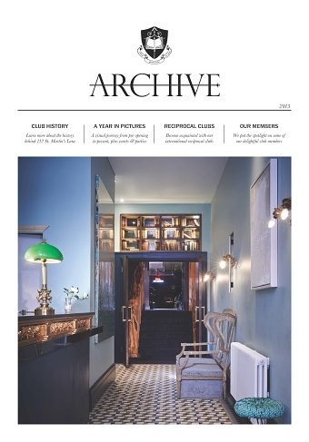 Library - Private Members Club - Annual Magazine