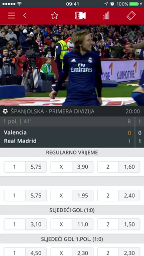 Sporti app preview
