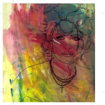 CD pamphlet: Lucio Battisti(watercolor) 2015PS - ID