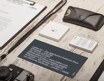 Caliber stationery