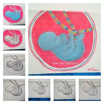 DRAWINGS IN COLOR.