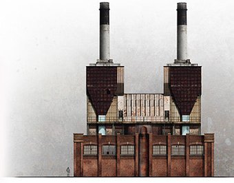 Steampunk factory