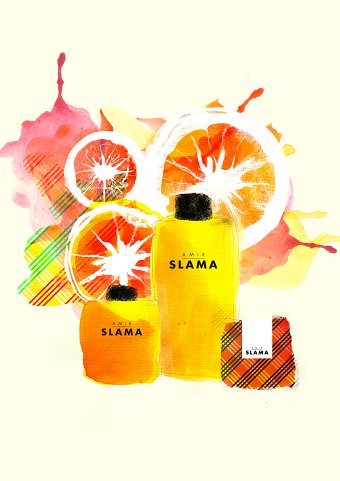 Illustration for Amir Slama Perfume Ad