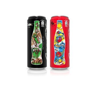Coca-Cola Sleek Can Decor