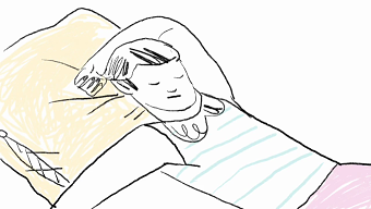 Taking a nap