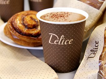 Delice logo and identity
