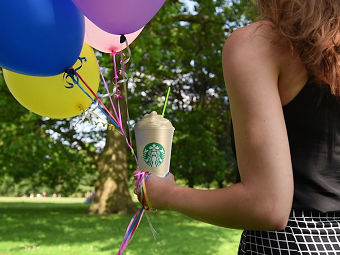 Starbucks Frappaccino 4 x cinemagraphs
