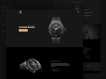 Watch Landing Page Concept