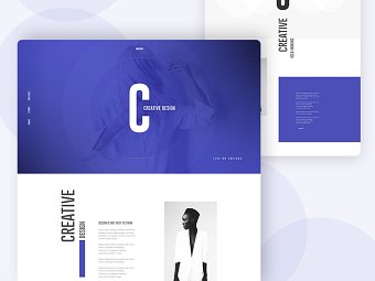 Creative Landing Page Design iii