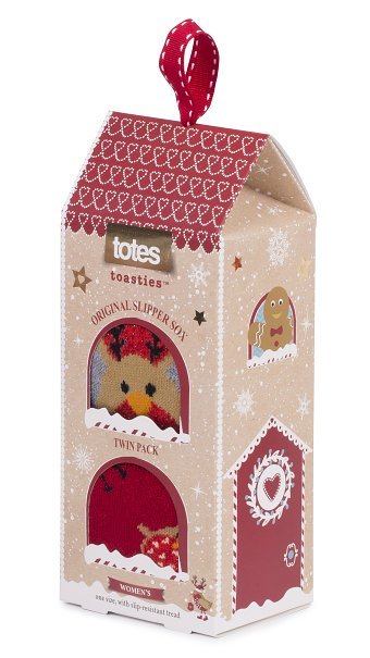 Totes Toasties Ladies Gingerbread Novelty Box AW16-17