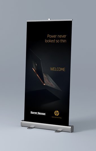 HP Pull up banners
