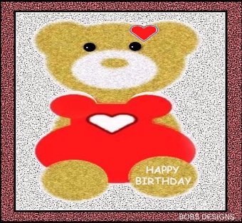 Birthday Card Selection of Teddies