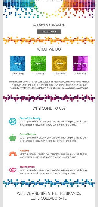 Bourne Leisure Studio Email/Logo Design