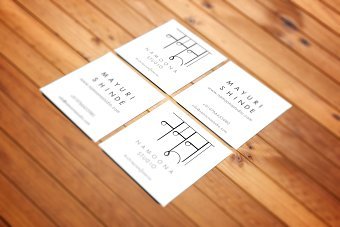 Card design for architecture firm : NAMOONA